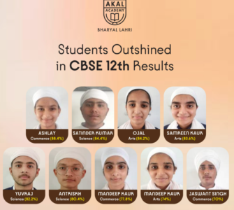 Akal Academy Bharyal Lahri Students Shine in CBSE 12th Results