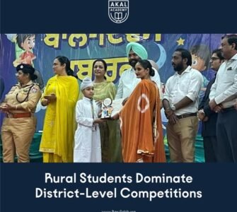 Rural Students Shine: Akal Academy Uddat Saidewala Triumphs in District-Level Competitions