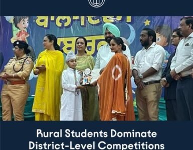 Rural Students Shine: Akal Academy Uddat Saidewala Triumphs in District-Level Competitions