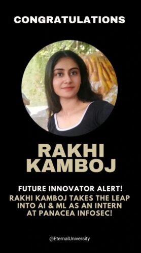 Rural Talent Shines – Rakhi Kamboj’s Inspiring Internship at Panacea Infosec