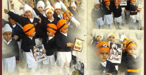 Akal Academy students shine bright at the Nagar Kirtan event!