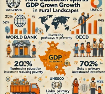 How Education Fuels GDP Growth in Rural Landscapes – A Pathway to Prosperity