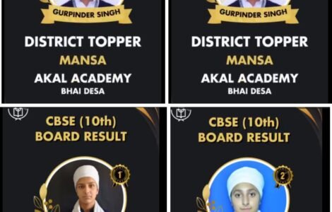 Akal Academies Students – Toppers in Class 10 CBSE Results