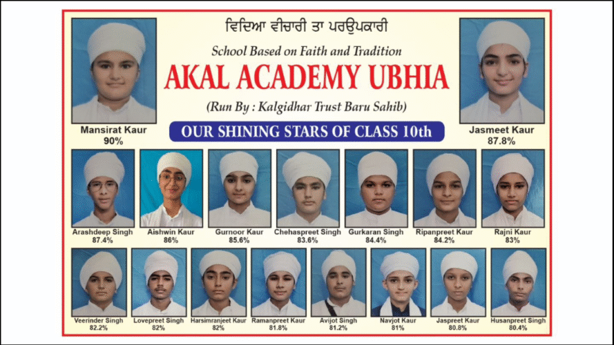 Soaring Beyond Limits – Akal Academy Ubhia’s Grade 10 Stars Shine Bright