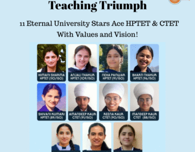 Teaching Triumph – 11 Eternal University Stars Ace HPTET & CTET with Values and Vision!