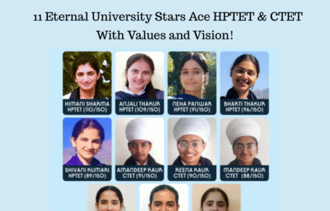 Teaching Triumph – 11 Eternal University Stars Ace HPTET & CTET with Values and Vision!