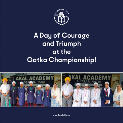 A Day of Triumph as Akal Academy, Ajitsar Ratia Dominates at the 1st District Gatka Championship