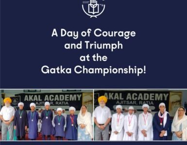 Warrior Spirit Unleashed – Akal Academy Dominates 1st District Gatka Championship