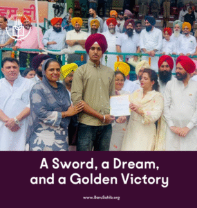 A Sword, A Dream, and A Golden Victory – The Inspiring Journey of Anmolratan Singh Kang