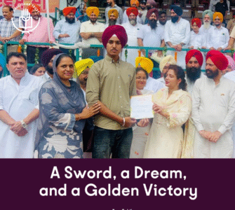 A Sword, A Dream, and A Golden Victory – The Inspiring Journey of Anmolratan Singh Kang