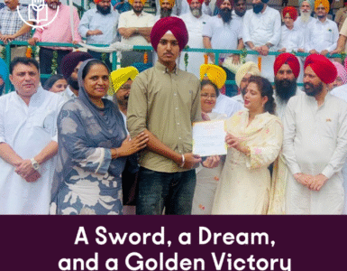 A Sword, A Dream, and A Golden Victory – The Inspiring Journey of Anmolratan Singh Kang