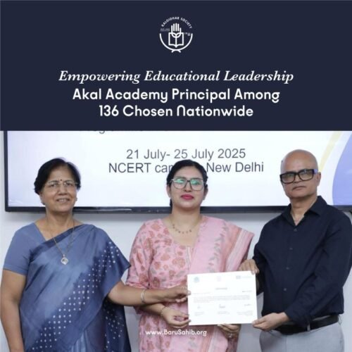 Akal Academy Principal Among Top 136 Chosen for UNESCO-CBSE Leadership Workshop