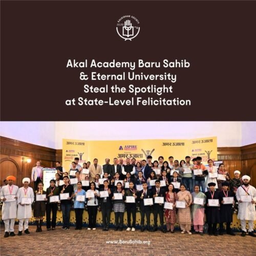 Akal Academy Baru Sahib and Eternal University steal the spotlight at State Level Chhatra Samman Samaroh 2025 !