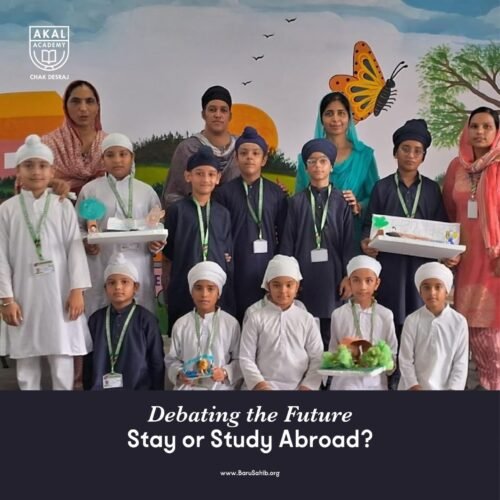 Study in India or Abroad? Akal Academy Students Debate the Big Question