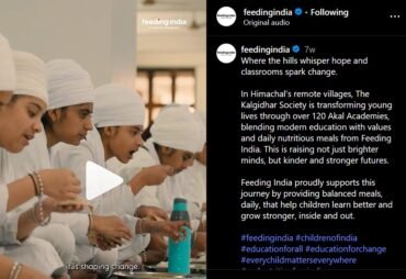 How The Kalgidhar Society & “Feeding India” Initiative are Nourishing Minds and Shaping Rural Change