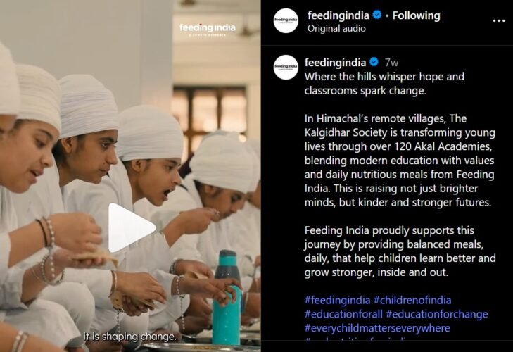 How The Kalgidhar Society & “Feeding India” Initiative are Nourishing Minds and Shaping Rural Change