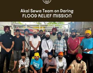 Akal Sewa Team embarks on a Daring Punjab Flood Relief Mission
