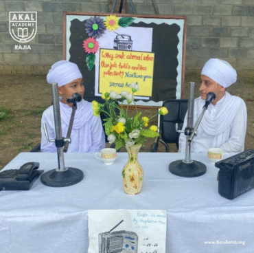 Voices That Inspire – Radio Talk Activity at Akal Academy, Rajia