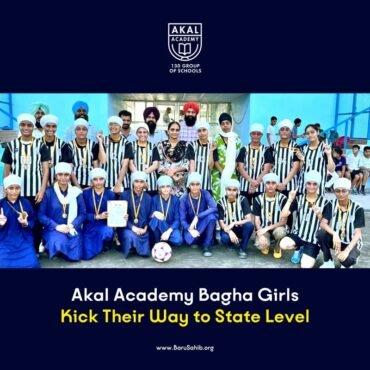Akal Academy Bagha Girls Storm to State-Level Glory in Football!