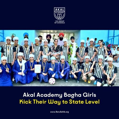Akal Academy Bagha Girls Storm to State-Level Glory in Football!