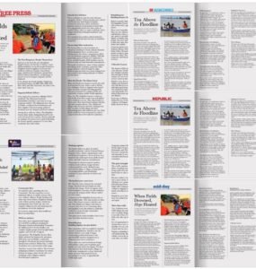 Kalgidhar Trust’s Flood Relief Work Gains News Media Coverage