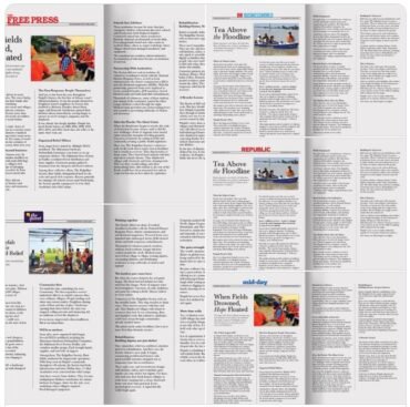 Kalgidhar Trust’s Flood Relief Work Gains News Media Coverage