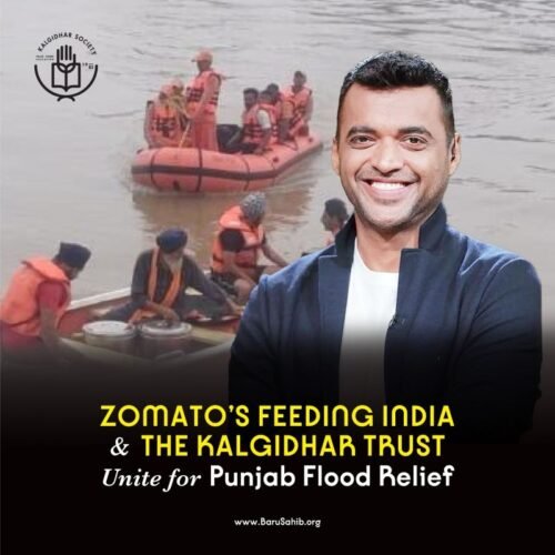 Zomato’s Feeding India & The Kalgidhar Society Join Hands for Punjab Flood Relief