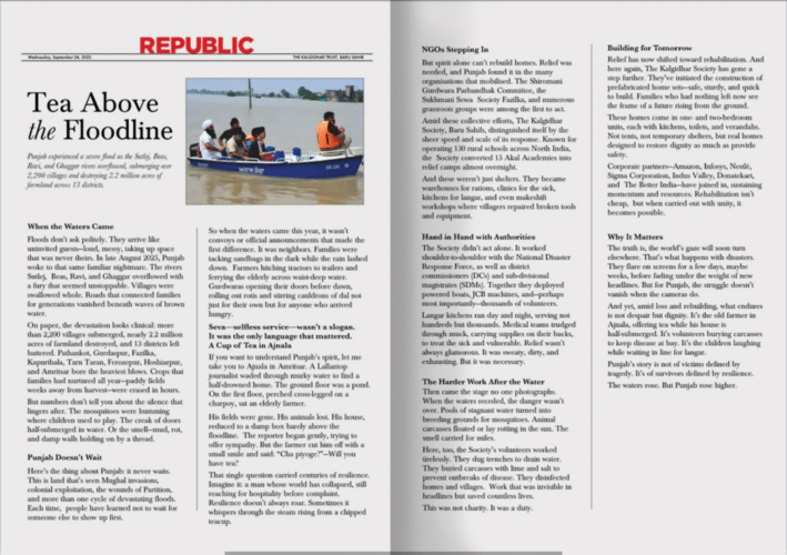 From Floodwaters to Faith – The Seva That Rebuilt Lives From Floodwaters to Faith – The Seva That Rebuilt Lives