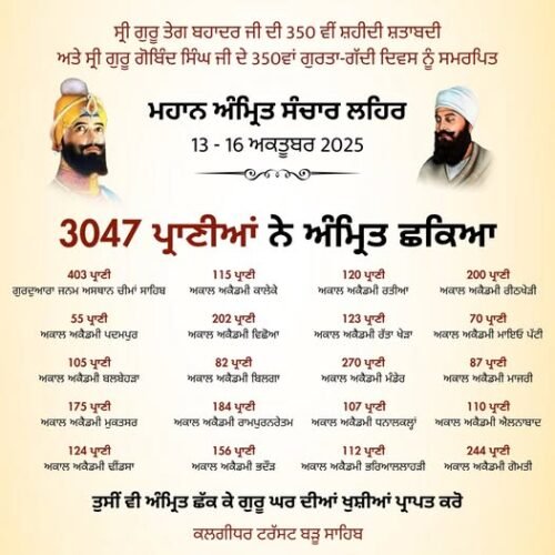 Amrit Di Lehar – Awakening Souls, Uniting Hearts at Baru Sahib