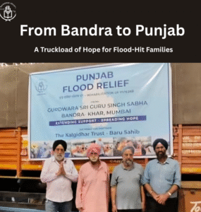 From Bandra to Punjab – A Truckload of Hope for Flood-Hit Families