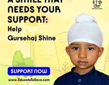 A Smile That Deserves a Chance – Support Gursehaj’s Journey to Education
