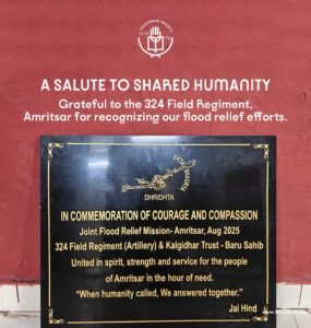 When the Waters Rose, So Did Humanity – Kalgidhar Society’s Noble Service During Punjab Floods 2025