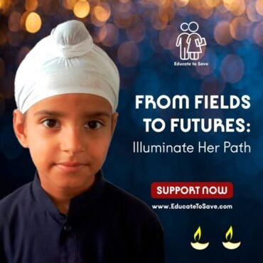 Light Up a Life – How Your Support Can Brighten Manreet’s Educational Journey This Diwali