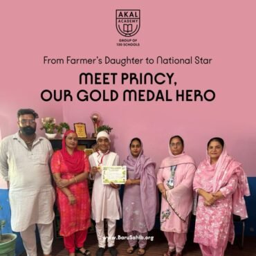 From Fields to Fame – Princy of Akal Academy Saniana Shines at National Level