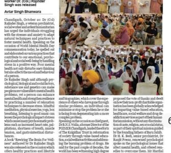 Healing Minds, Restoring Faith – The Kalgidhar Society Marks World Mental Health Day 2025