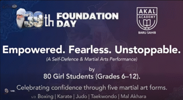 The Empowered Girls of Akal Academy Baru Sahib – Self Defence and Martial Arts Performance