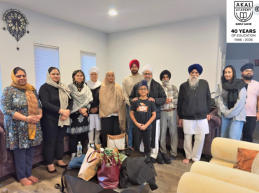 Akal Academy Alumni standing across continents united by values, seva, and purpose