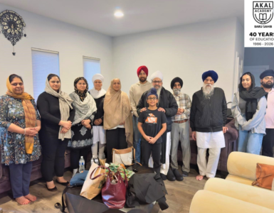 Akal Academy Alumni standing across continents united by values, seva, and purpose