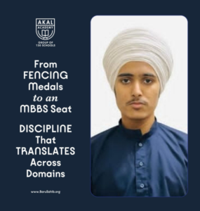National Level Fencing Champion Anmolrattan Singh qualifies for MBBS at Medical College