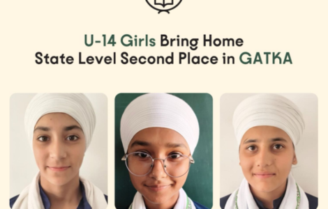 Students win with Skill and Strength at Under-14 State Level Gatka Competition