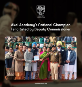 Outstanding fencing performance by Hargundip Kaur Mavi of Akal Academy Khamanon Khurd at National Level School Games