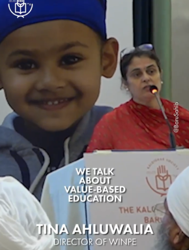 Tina Ahluwalia, Director of WINPE, highlights the Importance of Value-based Education