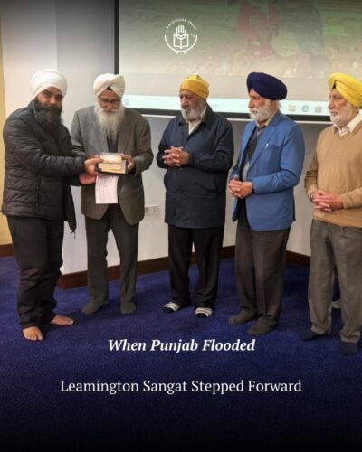 Punjab Flood Relief Strengthened by Leamington Sangat’s Seva