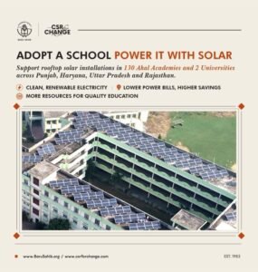 Solar CSR for Schools in India – 4.4 MW Powering Education & Sustainability