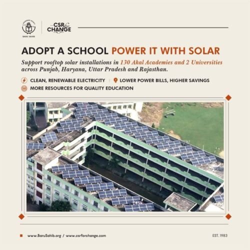Solar CSR for Schools in India – 4.4 MW Powering Education & Sustainability