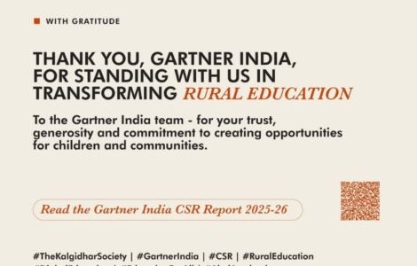 Gartner India CSR Report 2025–26 Recognises Kalgidhar Society’s Rural Education Impact