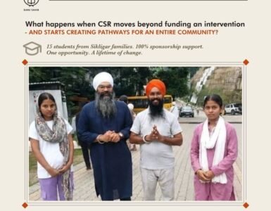 CSR Education Sikligar Community – A Real Impact Story